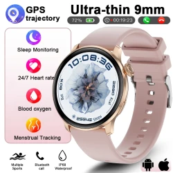 2025New Women's AI Smart Diagnosis Smart Watch HRV+PPG Blood Pressure & Oxygen Monitor IP68 Waterproof NFC Smartwatch for Xiaomi