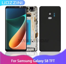 TFT For Samsung Galaxy S8 LCD With Frame G950F G950U Touch Screen Repairment Parts Assembly Display Without Fingerprints Tested