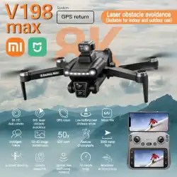 Xiaomi Mijia V198GPS Drone ESC 8K Profesional HD Camera Brushless Obstacle Avoidance Aerial Optical Foldable Quadcopter Mini toy