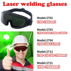 laser protection glasses 1064 532 455 808 10600nm OD5 Laser Welding laser protective glasses  450nm Laser Goggles Laser Glasses