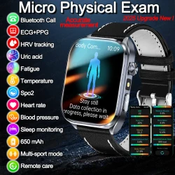 Body Composition analysis Monitoring Smart Watch Men ECG Heart Rate Blood pressure Uric Acid Health Tracker Smartwatches 2025New