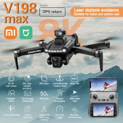 Xiaomi Mijia V198GPS Drone ESC 8K Profesional HD Camera Brushless Obstacle Avoidance Aerial Optical Foldable Quadcopter Mini toy