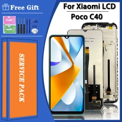 6.71" Tested For Xiaomi Pocophone Poco C40 LCD Display Touch Screen Assembly Replacement For Xiaomi Poco C40 220333QPG Screen