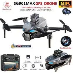 SG901MAX GPS Drone 8K Professional HD Dual Camera With Screen 5G WIFI 360°Obstacle Avoidance Brushless Foldable Quadcopter Drone