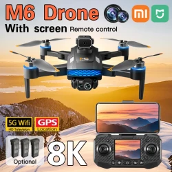 Xiaomi Mijia M6 Drone 8K Pro with 5G WIFI FPV HD Camera for Professional Aerial Shots With screen Remote control RC Quadcopter