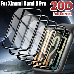 Screen Protector for Xiaomi Mi Band 9 Pro 3D Curved Films Ultra-HD Full Coverage Anti-scratch Protective Covers for Miband 9 Pro