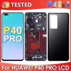 For HUAWEI P40 Pro Tested P40Pro ELS-NX9 ELS-N04 AN00 TN00 LCD Display Touch Screen Digitizer Assembly Replacement