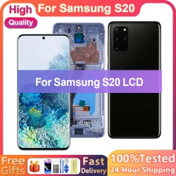TFT Quality LCD Screen For Samsung S20 G980 LCD For Samsung S20 4G G980 5G G981 LCD Touch Screen With Frame Digitizer Assembly