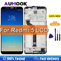 LCD For Xiaomi Redmi 5 LCD Display Touch Screen For Redmi 5 Plus LCD Digitizer With Frame Replacement Repair MEG7 MDG1 LCD