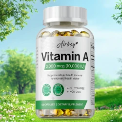 Vitamin A - Immune System & Reproductive Function, Supports Healthy Skin & Eyes, Antioxidant Activity