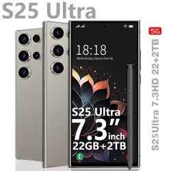 2025 New S25 Ultra Smartphone Original 7.3 Inch Celulares Android Moblie Phones Unlocked 5G Dual Sim Global Version CellPhones