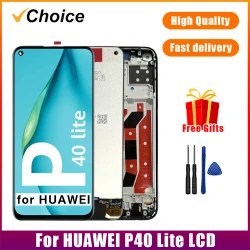 AAA+ IPS LCD For Huawei P40Lite LCD Display Touch Screen Digitizer pantalla For Huawei P40Lite Screen Replacement