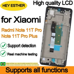 6.6''Original LCD Replacement For Xiaomi Redmi Note 11T Pro Touch Screen Digitizer Assembly Display for Redmi Note 11T Pro+