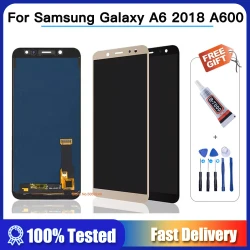 100% Tested 5.6" LCD For SAMSUNG Galaxy A6 2018 A600 LCD Display Touch Screen Digitizer Assembly A600F A600FN SM-A600FN/DS LCD