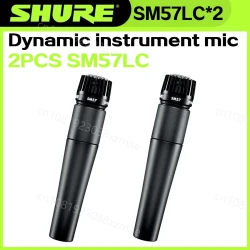 2PCS SHURE SM57 Legendary Dynamic Microphone Professional Wired Handheld Cardioid Karaoke Mic Stage Studio Recording