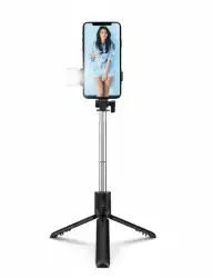 Selfie Stick with LED Beauty Light and Tripod Stand