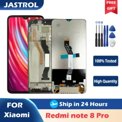 6.53" LCD For Xiaomi Redmi Note 8 Pro LCD Display Touch Screen Assembly For Redmi Note8 Pro M1906G7I Screen Replacement