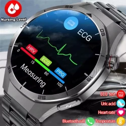 2025 New For HUAWEI ECG+PPG Three High Smart Watch Lipids Uric acid Blood pressure Smartwatch Men NFC Sport HD Call Health Clock