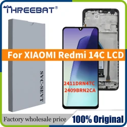 6.88'' Original 120Hz For Xiaomi Redmi 14C LCD 2411DRN47C  Display Touch Panel Screen Assembly For Redmi 14c 2409BRN2CA Tela