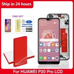6.1" Super OLED LCD For Huawei P20 Pro LCD Display Touch Screen Digitizer Replacment with Fingerprint For P20Pro CLT-L09 CLT-L29