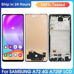 6.7" AAA+ Quality For SAMSUNG Galaxy A72 LCD Display With Touch Screen Digitizer Assembly Replacement SM-A725F, SM-A725F/DS lCD