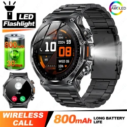 LIGE 2025 Smart Watch Man 800mAh Outdoor Sports Fitness Watches Men Health Monitoring Bluetooth Call Smartwatch for Android iOS
