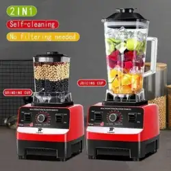 2-in-1 Multifunction Blender with Self-Cleaning & Juicing Cup
