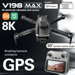 Xiaomi Mijia V198MAX Drone Laser obstacle avoidance aerial photography 8K 5G Professional HD Camera Brushless Folding Quadcopter