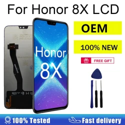 OEM Display For Huawei Honor 8X LCD JSN-L22 JSN-L21 Touch Screen Digitizer For Honor 8X Display With Frame Replacement Part