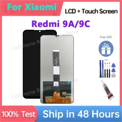 6.53" High Quality For Xiaomi Redmi 9A LCD Display M2006C3LG Touch Screen Digitizer For Redmi 9C LCD Replacement Parts
