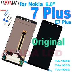 Original 6.0" LCD For Nokia 7 plus E7 Plus TA-1062 TA-1046 TA-1055 LCD Display Touch Screen Digitizer Assembly Replacement