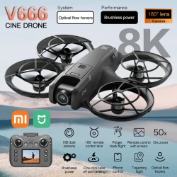 Xiaomi Mijia V666 Mini 5G Drone WiFi Professional Aerial 8k Dual Camera Intelligent obstacle avoidance Brushless Quadcopter Toy