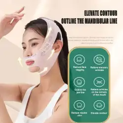 Slimming Strap with Anti-Wrinkle Design | Overnight Lifting & Shaping Mask for V-Shaped Contour | Beauty & Health Essential