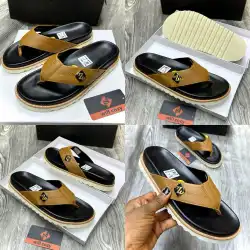 Will Cozy Men's Premium Leather Flip-Flops