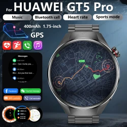 For Huawei Xiaomi GPS Track Smart Watch Men Women 1.75-Inch HD AMOLED Screen Compass Sport Bluetooth Call Smartwatch 2025 New