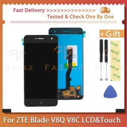 5.0"Original For ZTE Blade V8Q V0840 V8C LCD Display Touch Digitizer Assembly Replace Repair mobile phone Screen V8Q lcd