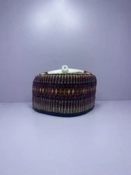 Multi-Color Rawaram Kindei - Vibrant Hausa Cap