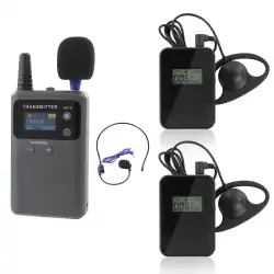 Wireless Tour Guide System Whisper Talk Simultaneous Interpretation System For Tourism Group Service Meeting Training Exhibition