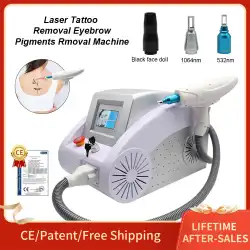 Portable Laser Beauty Machine For Removing Tattoos And Pigmentation Carbon Stripping Machine With Q and NDYAG Switches Best-sell