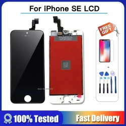 AAAA Quality OEM LCD Display For iPhone SE Touch Screen Digitizer Assembly A1723 A1662 A1724 Replacement LCD + glue tools